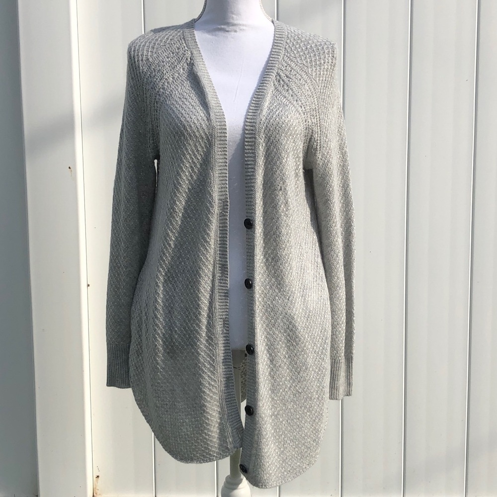 American Eagle Gray Cardigan - Picture 2 of 5